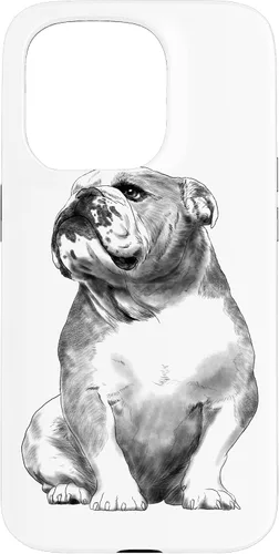 Vista 14 de Funda para iPhone 17 de Bulldog Inglés con diseño de perro