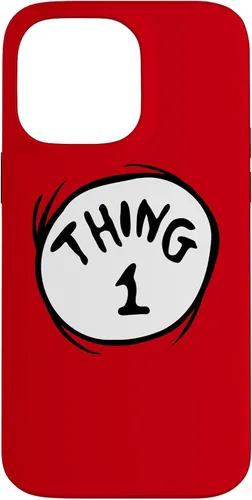 Vista 21 de Dr. Seuss Funda con emblema Thing 1 para iPhone 17