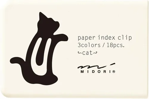 Vista 2 de Midori Clip de índice, gato, 3 colores surtidos (43235006)