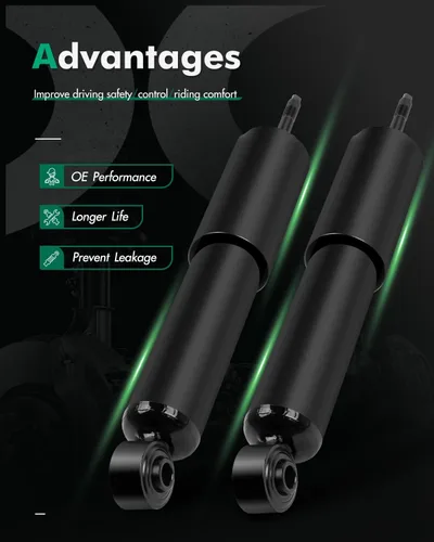 Vista 2 de SCITOO - Amortiguador delantero para Nissan Se adapta a 1986-1994 para Nissan D21,1998-2001 para Nissan Frontier,1995-1997 para Nissan Pickup Shocks