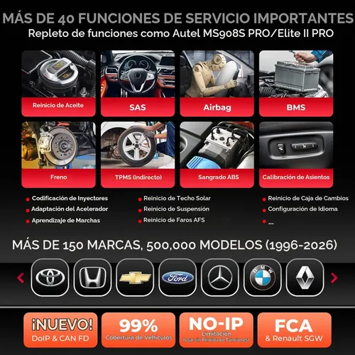 Vista 4 de Autel MaxiPRO MP900-BT KIT Escáner: 2026 Igual que MS906 Pro MS906 MAX MK908 con C0ding OE, 3000+ pruebas, 40+ servicio, más de 150 marcas, hasta