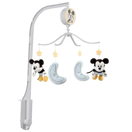 Vista 6 de Lambs & Ivy Disney Baby Moonlight Mickey Mouse Móvil Musical Calmante para Cuna de Bebé Luz de luna Mickey