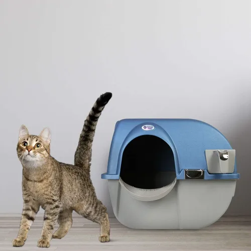 Vista 3 de Omega Paw EL-RA15-1 Elite Roll 'n Clean - Caja de arena (normal)