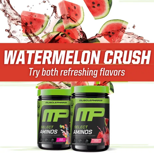Vista 7 de MusclePharm Select Amino's Amino's EAA + BCAAs, polvo de aminoácidos esenciales después del entrenamiento, suplemento energético preentrenamiento