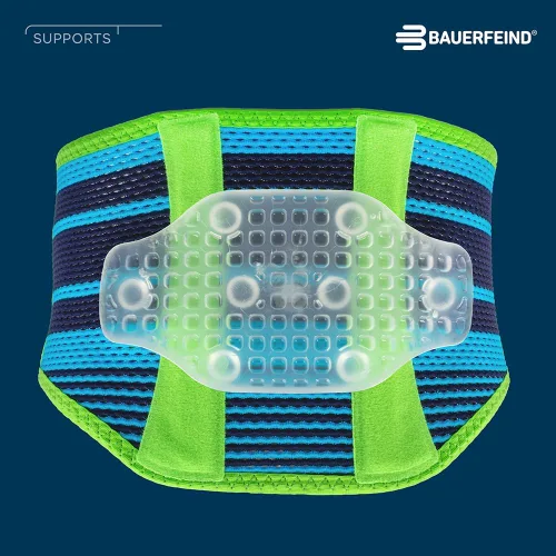 Vista 10 de Bauerfeind Soporte deportivo para la espalda – Compresión transpirable – El panel trasero cuenta con almohadilla anatómicamente contorneada