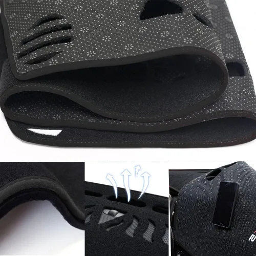Vista 3 de Fundas de tablero para Subaru Outback 2004-2009, fundas de poliéster para salpicadero tipo alfombrilla, cubierta protectora interior de salpicadero