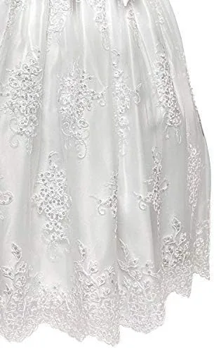 Vista 4 de SWEA Pea Lilli Vestidos de Primera Comunión para Niñas Disponible 7 16 Encaje Tamaño Grande
