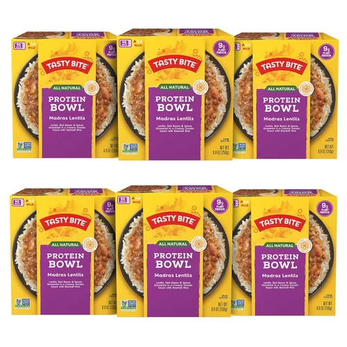 Vista 9 de Tasty Bite - Tazón de Arroz con Garbanzos Biryani, Listo para Comer, Apto para Microondas, Sin Gluten, 7 Onzas (Paquete de 6)