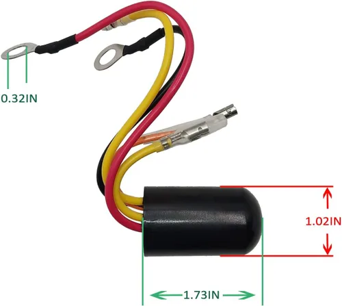 Vista 2 de AM128906 Módulo de retardo de tiempo eléctrico para John Deere 345 GX345 425 445 Tractor de césped