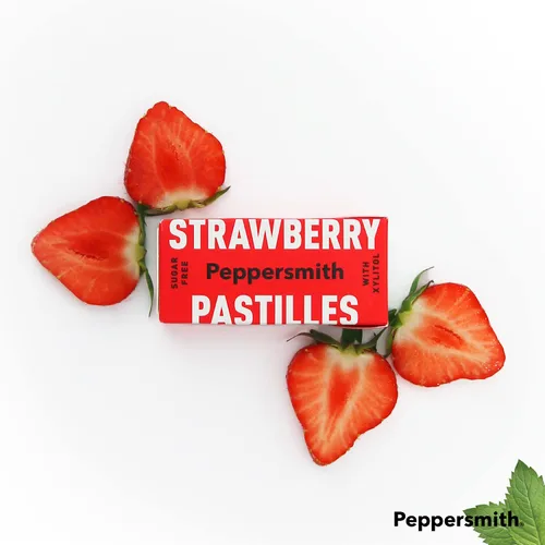 Vista 4 de Peppersmith Mentas dentales de fresa 12x15g