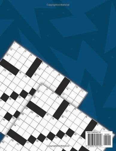 Vista 2 de Crossword Puzzles Book For Adults Large Print