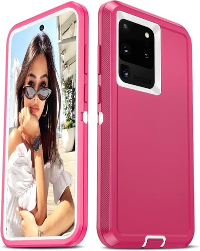Vista 20 de LeYi Funda compatible con Galaxy S8: no compatible con S8 Plus: cubierta exterior de goma 3 en 1 de cuerpo completo a prueba de golpes, resistente