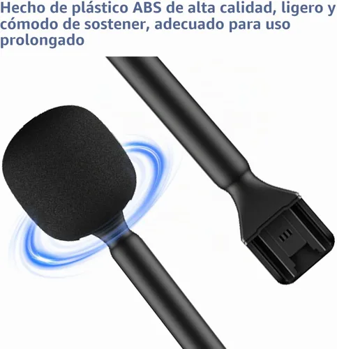 Vista 6 de Soporte de micrófono DJI Soporte de micrófono de entrevista de mano para RODE y DJI Wireless GO, compatible con plataformas Lavalier, estaciones