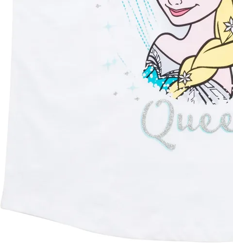 Vista 5 de Disney Minnie Mouse Princess The Little Mermaid Moana Lilo & Stitch Frozen Elsa - Camiseta de cumpleaños para niñas pequeñas y grandes