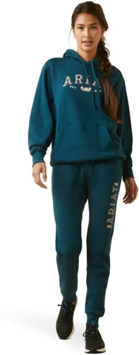 Vista 8 de Ariat Sudadera con capucha para mujer, Azul Marino Eclipse