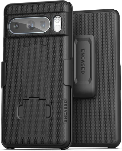 Vista 8 de Encased Funda para cinturón compatible con Pixel 8 Pro con clip de funda y soporte (8 Pro)