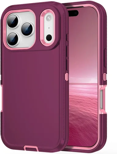 Vista 35 de Funda para iPhone 11, a prueba de golpes, caídas y polvo, protección de cuerpo completo de 3 capas, cubierta dura de alto impacto de alta Negro