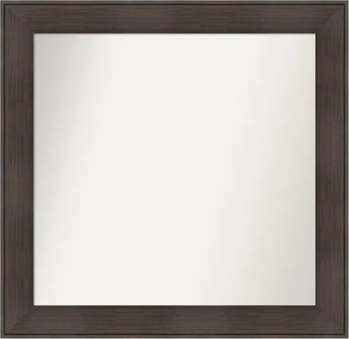 Vista 23 de Amanti Art Espejo personalizado, espejo de baño de veta de madera rústica William, espejo de pared o espejo de tocador de baño sobre el fregadero