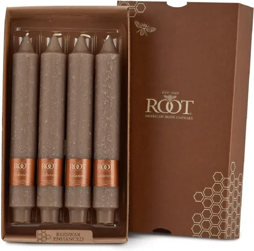 Vista 21 de Root Candles 59572 Timberline Collenette - Velas de cena sin perfume de 5 pulgadas, 8 unidades, oliva oscuro