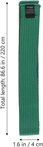 Vista 2 de BESPORTBLE Cinturón de Taekwondo de 6 piezas, traje negro para niños, conjuntos de regalos para hombres y niños, cinturones para niños, cinturón