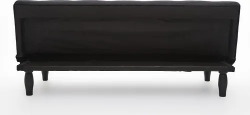Vista 8 de Sofá cama tipo futón, moderno, tapizado, plegable, para sala de estar compacta, sofá reclinable de tela, para apartamentos pequeños, espacios