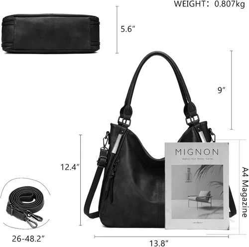 Vista 2 de Purses for Women Shoulder Handbags Hobo Bags Tote Bag