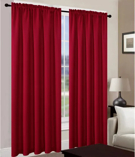 Vista 3 de Leah - Panel de ventana texturizado de jacquard y tratamientos de cenefa de cascada, para espacios del hogar, bolsillo para barra, filtro de luz