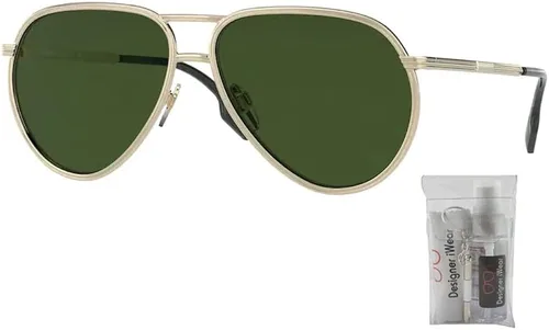 Vista 2 de BURBERRY Scott BE3135 Pilot Sunglasses for Men + BUNDLE With Designer iWear Complimentary Eyewear Kit