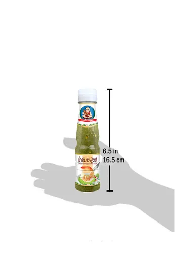 Vista 4 de Salsa de mariscos Healthy Boy (chile verde y lima), 6 onzas, producto de Tailandia (paquete de 1)