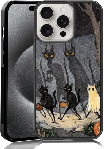 Vista 42 de Elegante funda de teléfono con diseño de gato Marie compatible con iPhone 11, funda de encaje dorado para iPhone, a prueba de golpes, rosa fucsia
