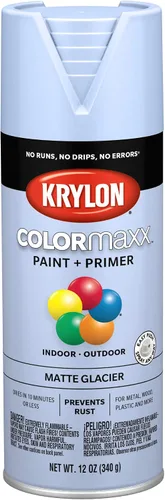 Vista 71 de Krylon K05554007 COLORmaxx Pintura en aerosol y base para uso en interiores y exteriores, color almendra satinada, 12 onzas (paquete de 1)