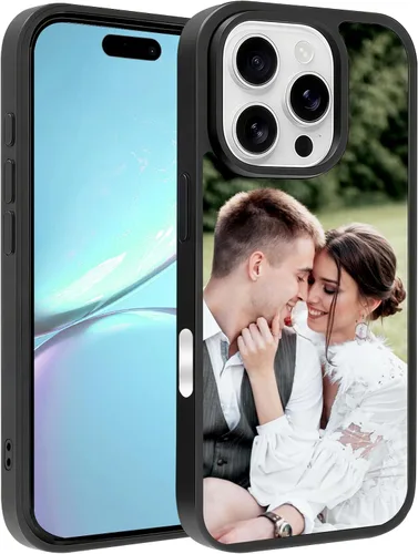 Vista 7 de LYLBFOF Funda de teléfono personalizada con imagen personalizada para iPhone 17, 16, 15, 14, 13, 12, 11 Air Pro Max Mini Plus, resistente a