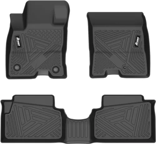 Vista 10 de IKON MOTORSPORTS Alfombrillas de suelo de TPE 3D, compatibles con Ford Maverick 2.5L Hybrid 2022-2026, revestimientos antideslizantes impermeables