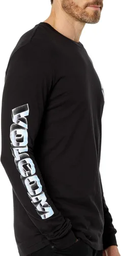 Vista 3 de Volcom Camiseta de manga larga con piedra cromada para hombre