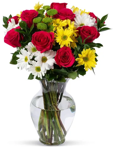 Vista 9 de Ramo de flores "Life is Good" de Benchmark Bouquets, de color naranja