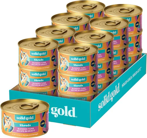 Vista 30 de Solid Gold Comida Húmeda Paté Sabor Festín - Paquete de Muestra de 3 Unidades - Comida enlatada para gatos hecha con pollo real - Sin granos