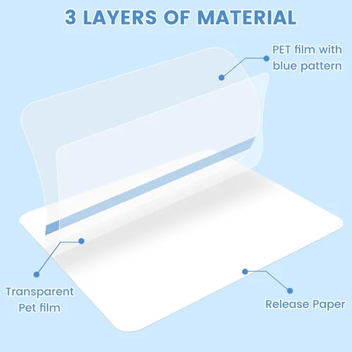 Vista 3 de Protector de ducha impermeable para catéter de diálisis y puertos de quimioterapia Cubierta adhesiva transparente de 4 x 4 pulgadas Paquete