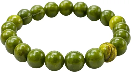 Vista 271 de Amazing Gemstone Crystal Bracelet for Women Men's Gifts - Protection Healing Crystal Bracelet - 8mm Gemstone Beaded Stretchable Bracelet Pulseras
