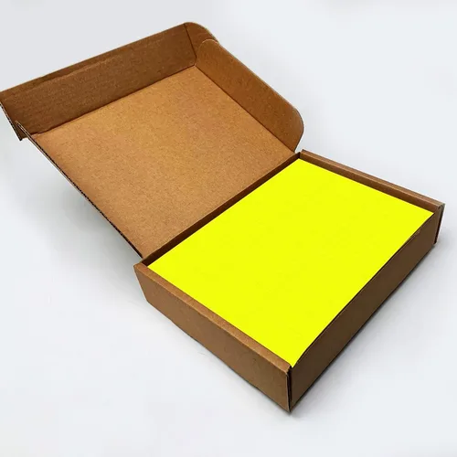 Vista 3 de Blanks Labels Fluorescent Blue FBA & Mailing Labels from Blank Labels - 2-5/8" x 1" (2.625 x 1) - 30 Labels Per Sheet-25 Sheets