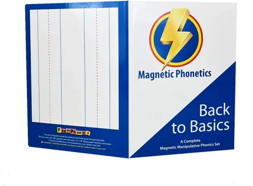 Vista 2 de Magnética fonética Back to Basics - Juego de imanes con tablero impreso