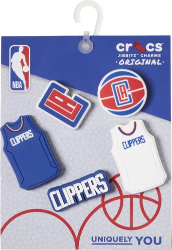 Vista 3 de Crocs Jibbitz - Dijes para zapatos, colección deportiva de equipos de baloncesto de la NBA