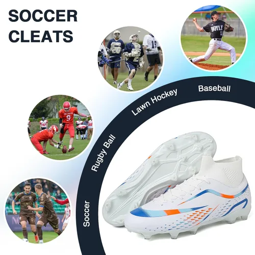 Vista 7 de CBUSTER Tacos de fútbol para hombre y mujer, tacos de fútbol para niños, AGFG