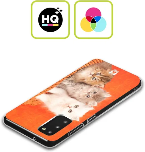 Vista 2 de Head Case Designs Chinchilla - Funda de gel suave persa para gatitos esponjosos, compatible con Galaxy A52, A52s, 5G (2021)