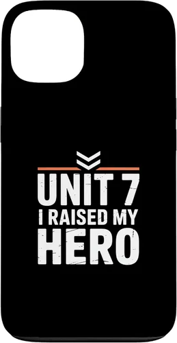 Vista 7 de Unit 7 I Raised My Hero Military Parent Pride Case for iPhone 17