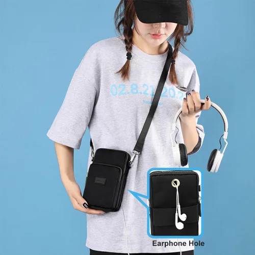 Vista 7 de JANKS Bolsos cruzados pequeños para mujer, mini monederos para teléfono celular, bolso de hombro