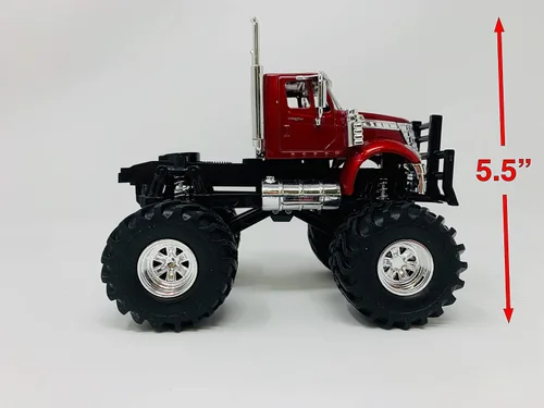 Vista 8 de New-Ray 1:43 Escala Internacional Lonestar Monster Truck (suspensión de trabajo)