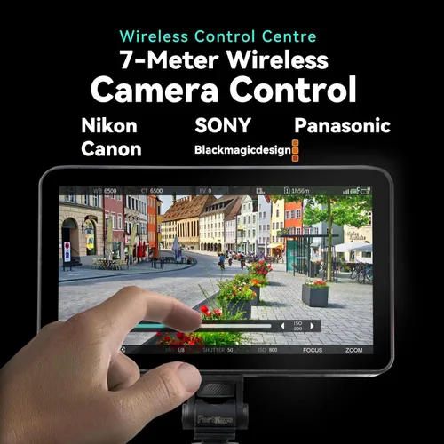 Vista 2 de Portkeys LH7P Monitor de Campo de Cámara de 7 pulgadas Control Inalámbrico