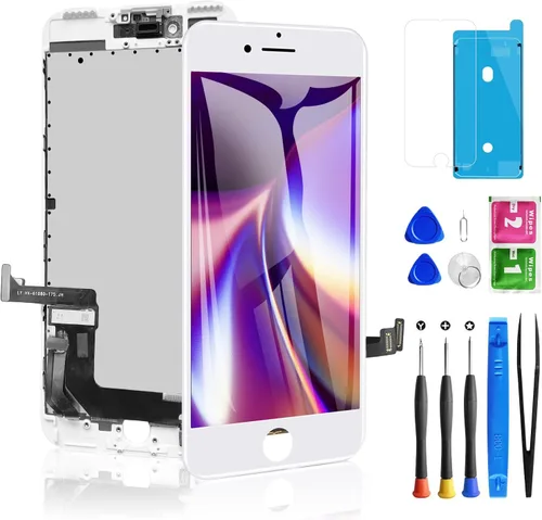 Vista 37 de Para iPhone 8/SE 2022 Reemplazo de pantalla de 3 generación, pantalla LCD de 4.7 pulgadas digitalizador de pantalla táctil con sello impermeable