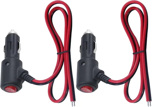 Vista 11 de SPARKING - Enchufe macho de repuesto para encendedor de cigarrillos de 12 V con interruptor de encendido y apagado - 1 pie, enchufe macho de 12 V