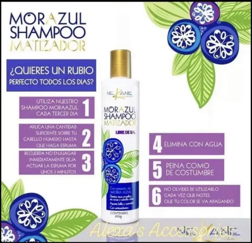 Vista 7 de Nekane Morazul Kit de champú y mascarilla para el cabello, 10.58 onzas cada uno, para cabello rubio y gris